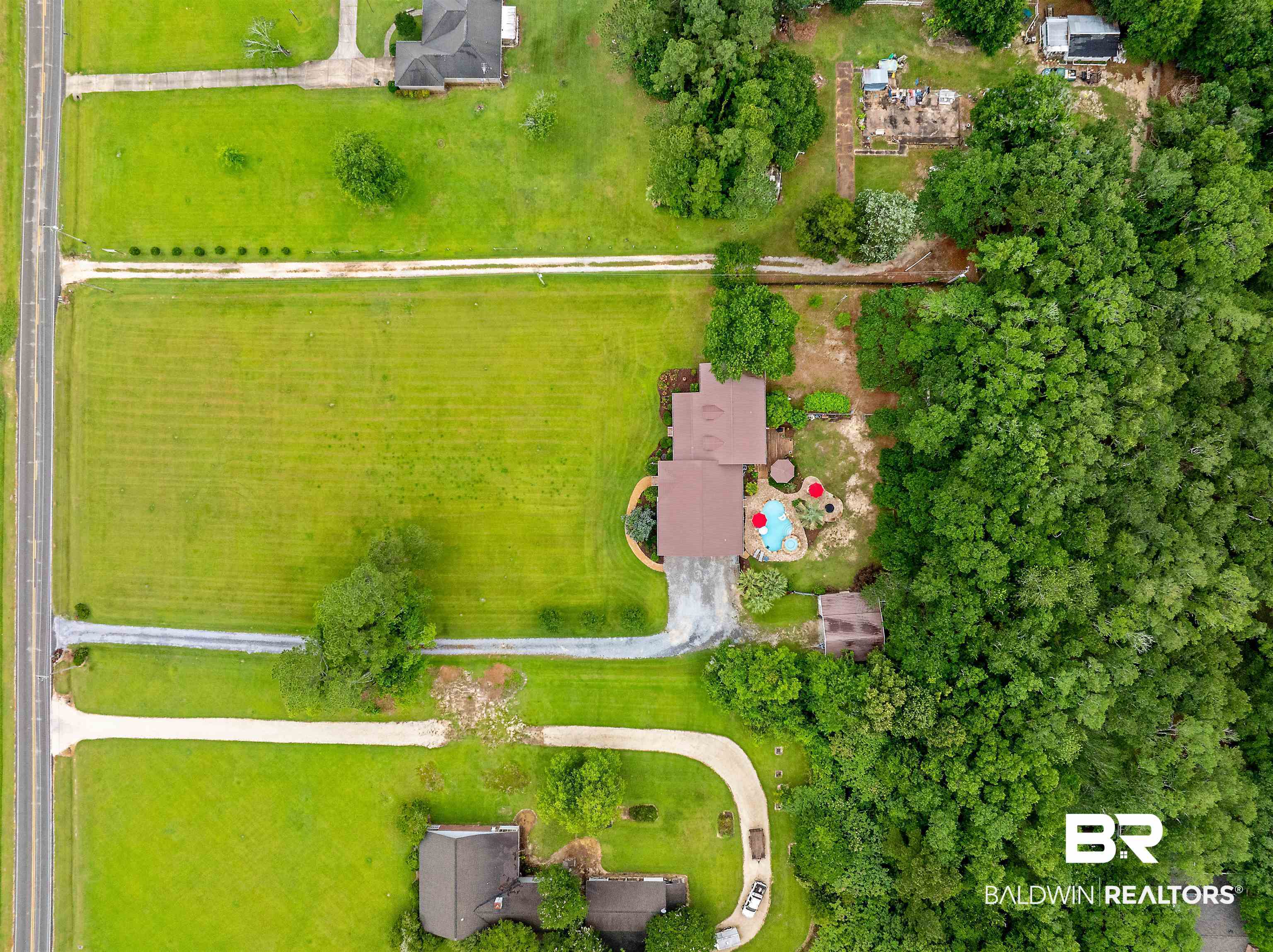 20011 Lawrence Road Fairhope, AL 36532 - Photo 6 of 41 Aerial
