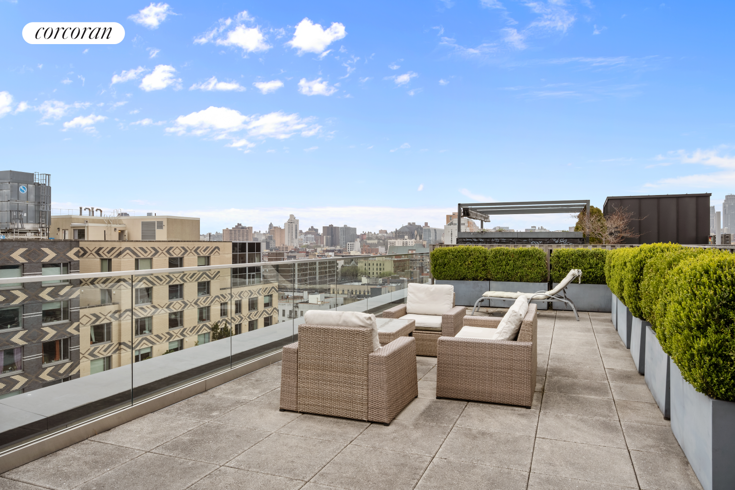23 West 116th Street, Unit 12D Manhattan, NY 10026 - Photo 8 of 15 a view of terrace with seating space