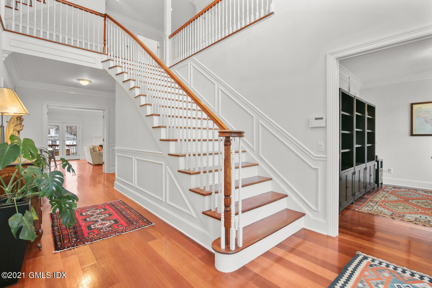 39 Lockwood Lane Riverside, CT 06878 - Photo 6 of 85 a view of entryway and hall with wooden floor