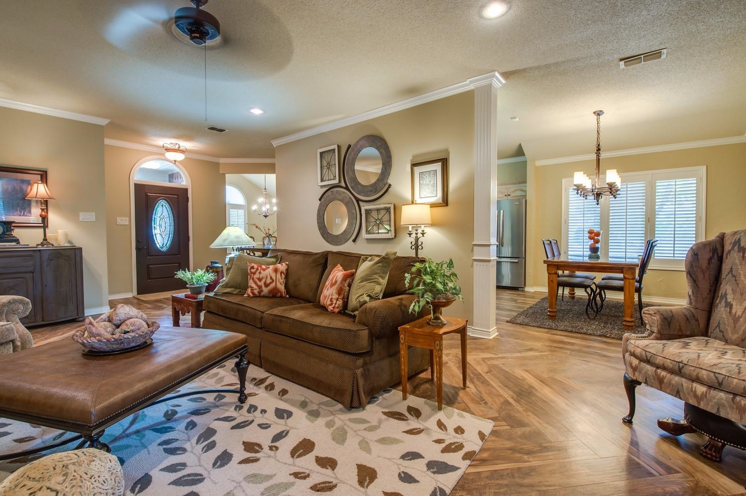 8404 Rochester Avenue Lubbock, TX 79424 - Photo 10 of 10 a living room with furniture and wooden floor