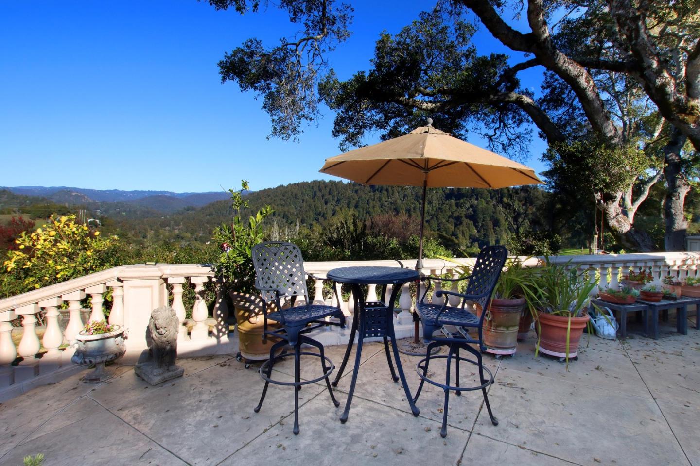 344 Los Robles Road Soquel, CA 95073 - Photo 28 of 76 a view of a chairs and table in the patio