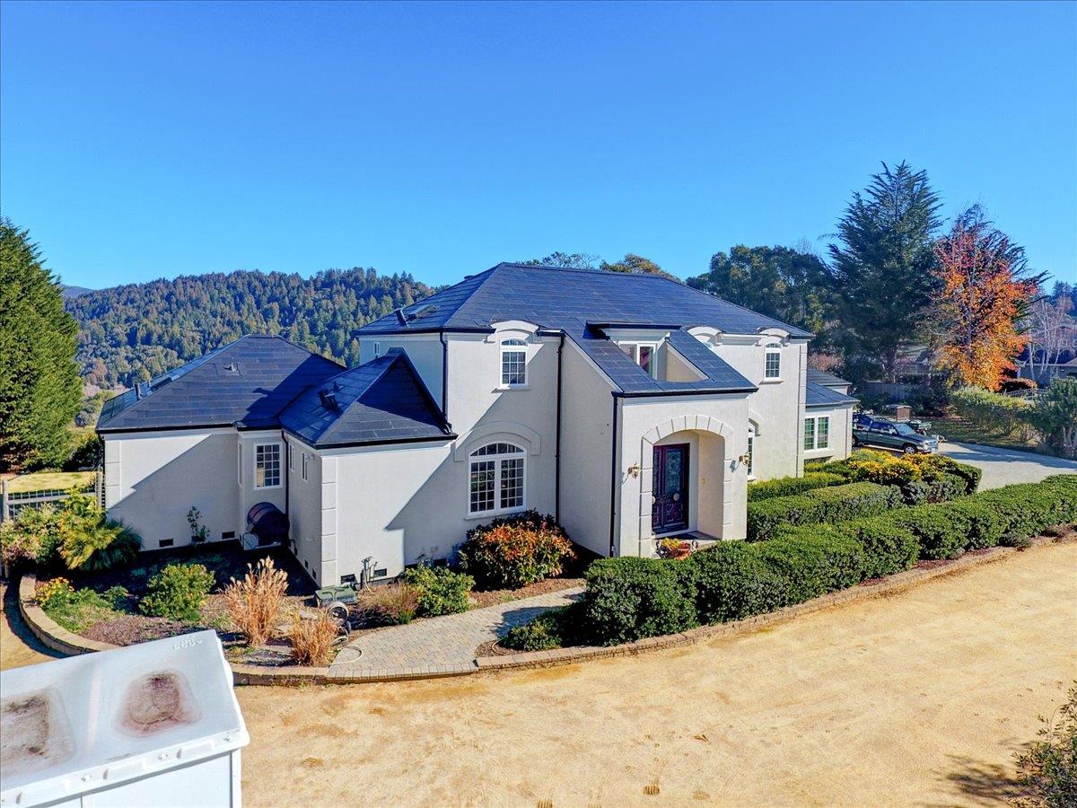 344 Los Robles Road Soquel, CA 95073 - Photo 62 of 76 a front view of a house with a yard
