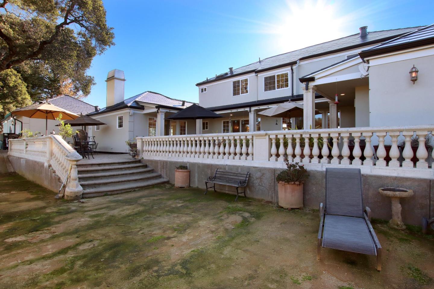 344 Los Robles Road Soquel, CA 95073 - Photo 64 of 76 a front view of a house with a garden