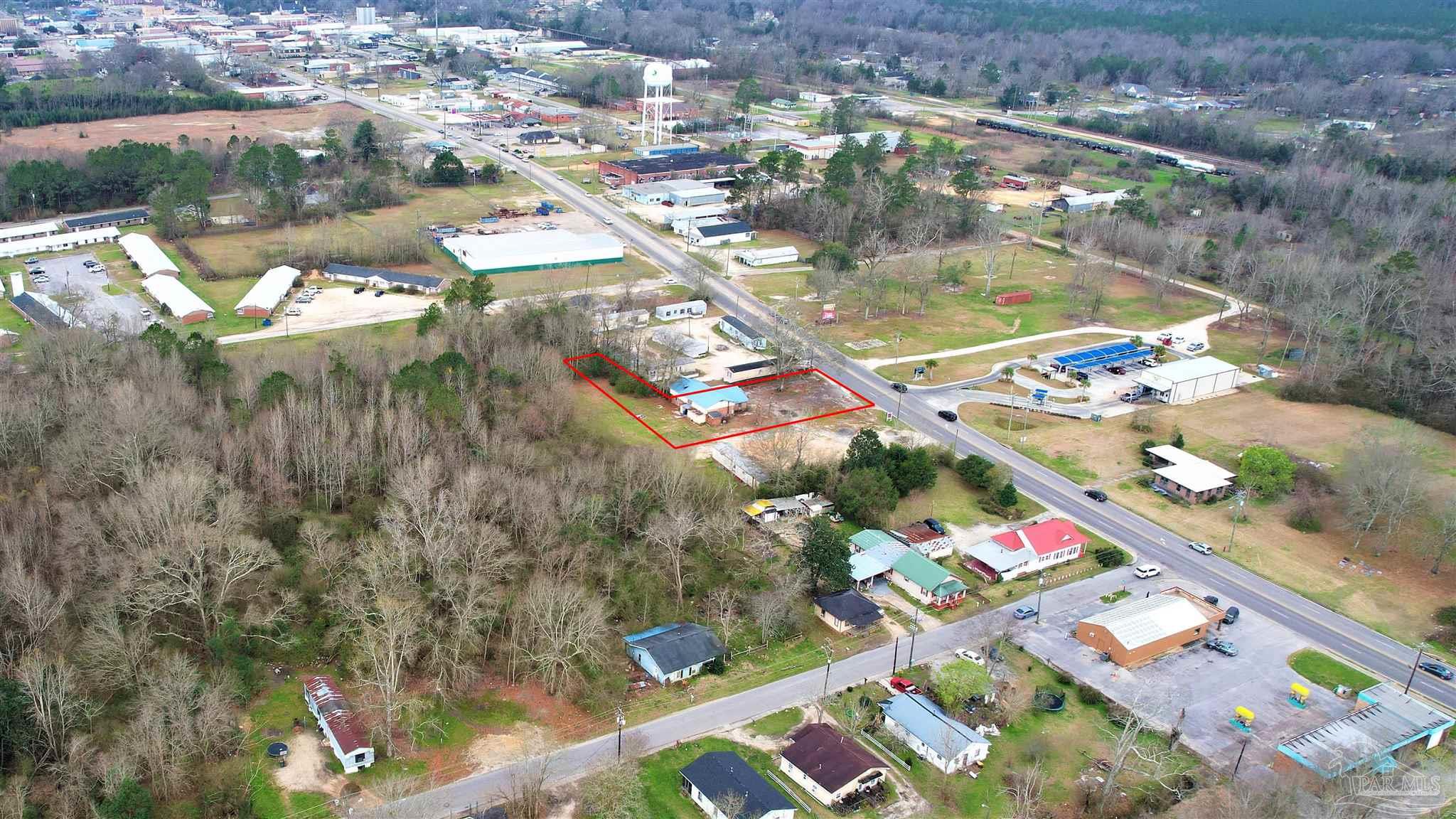 612 North Main Street Atmore, AL 36502 - Photo 4 of 12 an aerial view of a city