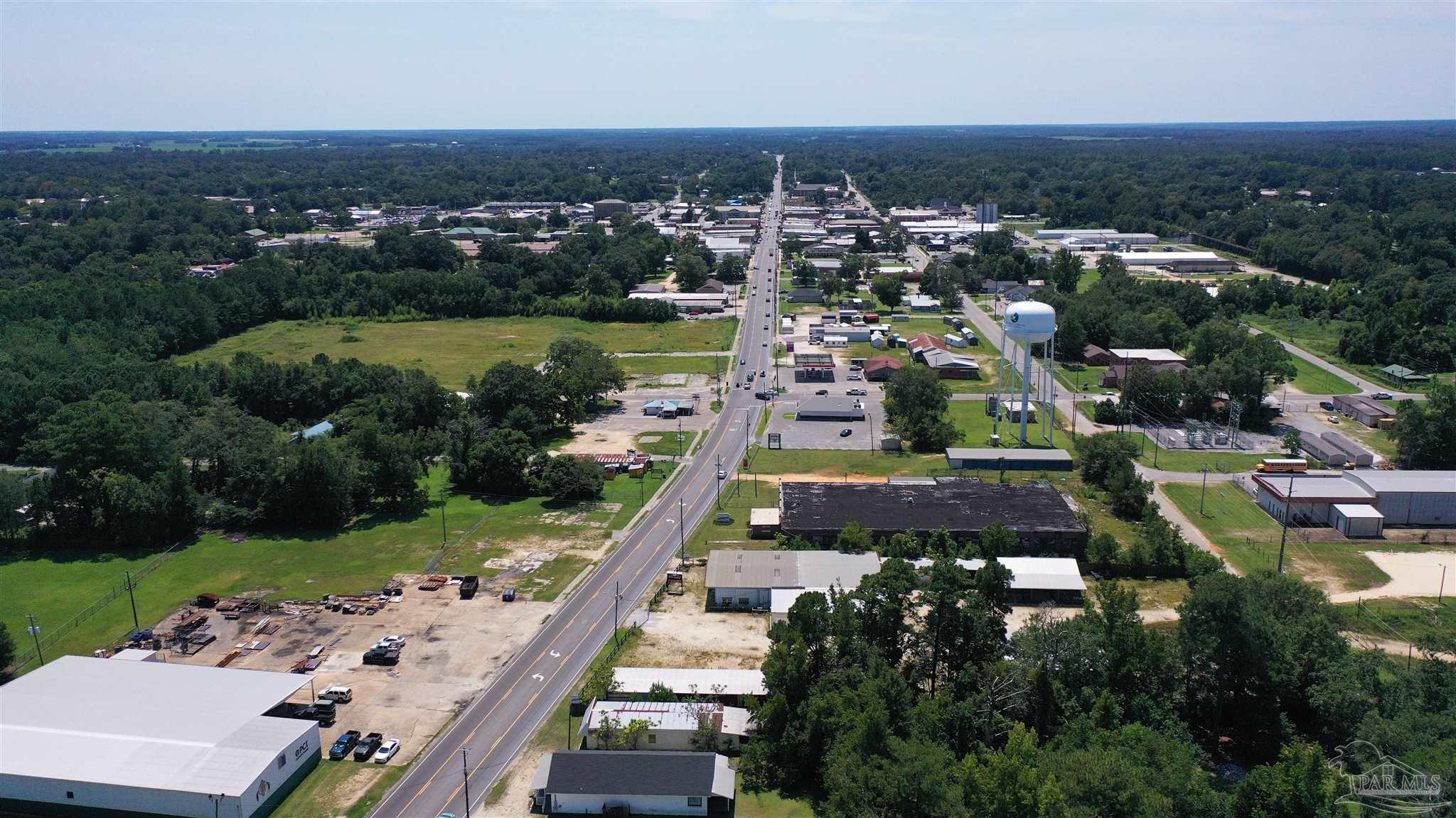 612 North Main Street Atmore, AL 36502 - Photo 5 of 12 an aerial view of a house with a garden