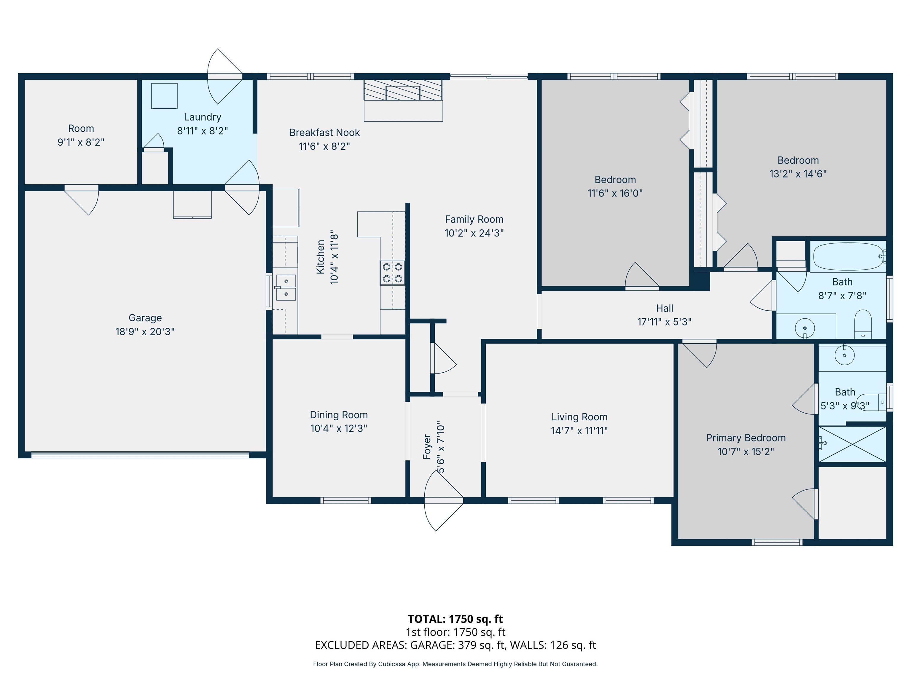 5542 Knight Arnold Road Memphis, TN 38115 - Photo 17 of 17 View of property floor plan