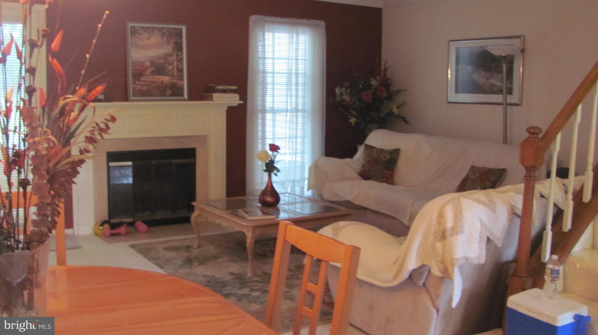 12705 Turquoise Terrace Silver Spring, MD 20904 - Photo 5 of 24 a living room with furniture and a fireplace