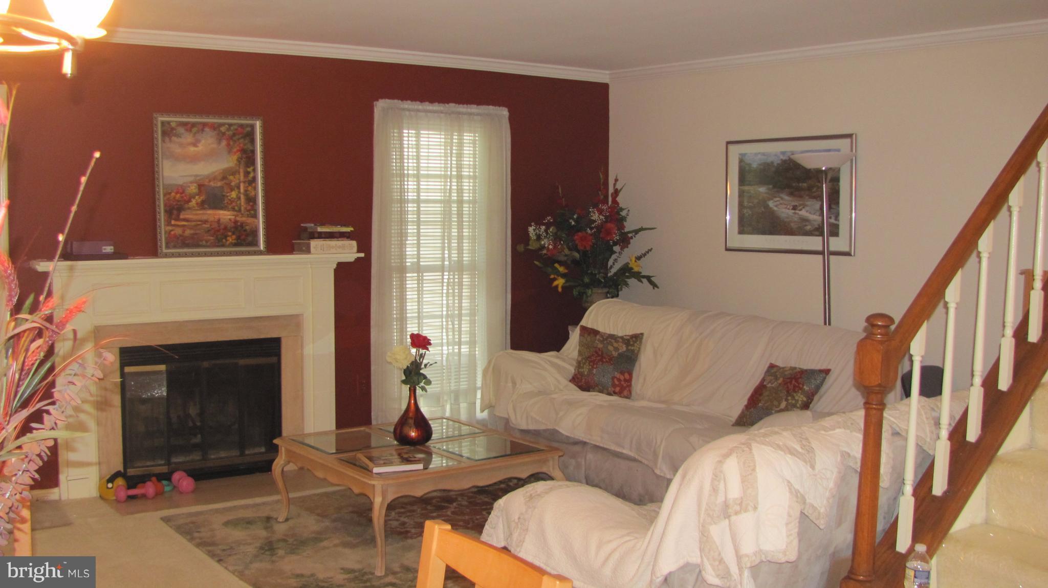 12705 Turquoise Terrace Silver Spring, MD 20904 - Photo 6 of 24 a living room with furniture and a fireplace