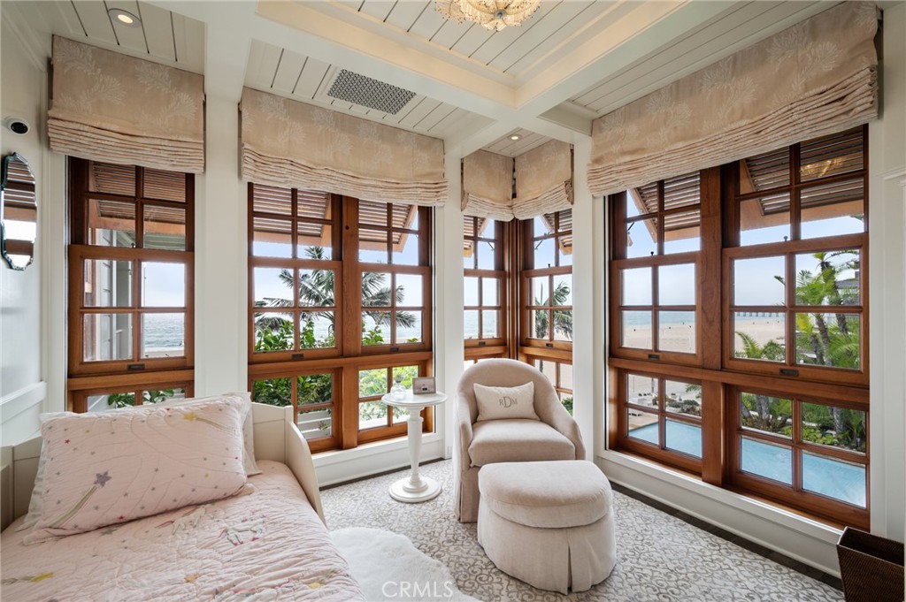 212 The Strand Manhattan Beach, CA 90266 - Photo 51 of 75 a living room with furniture and a large window