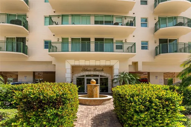 a balcony filled with furniture