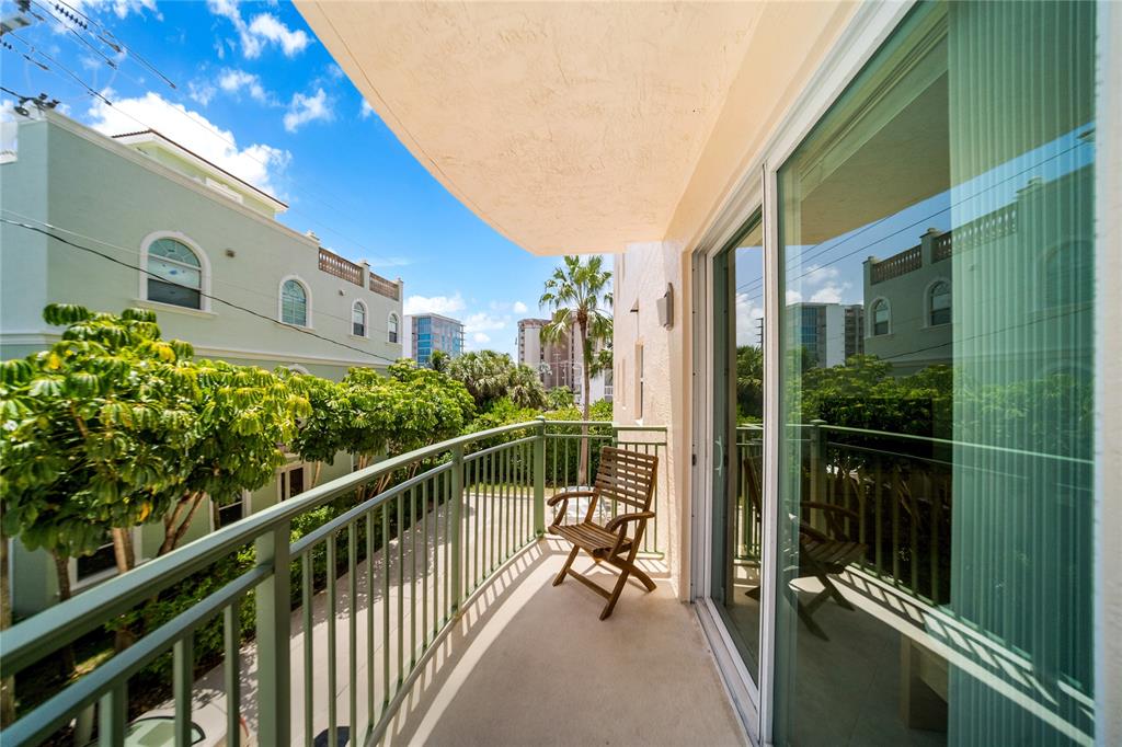 3210 Northeast 5th Street, Unit 203 Pompano Beach, FL 33062 - Photo 24 of 61 a view of balcony