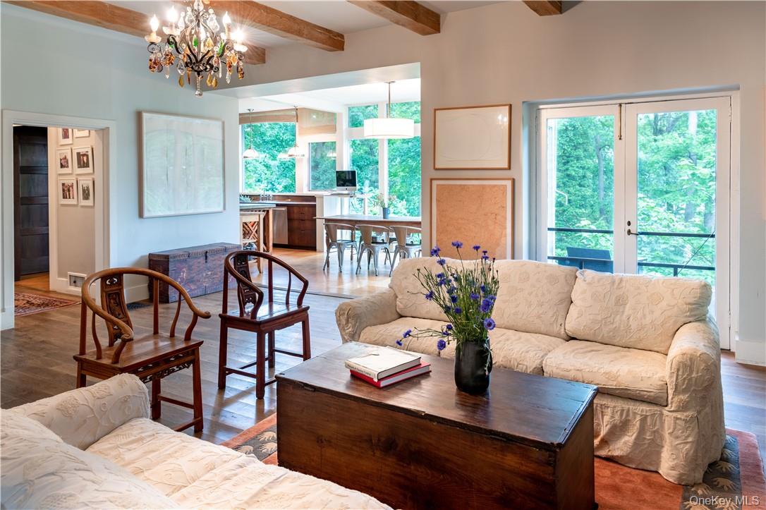 21 Woods Road Palisades, NY 10964 - Photo 9 of 47 a living room with furniture and a large window