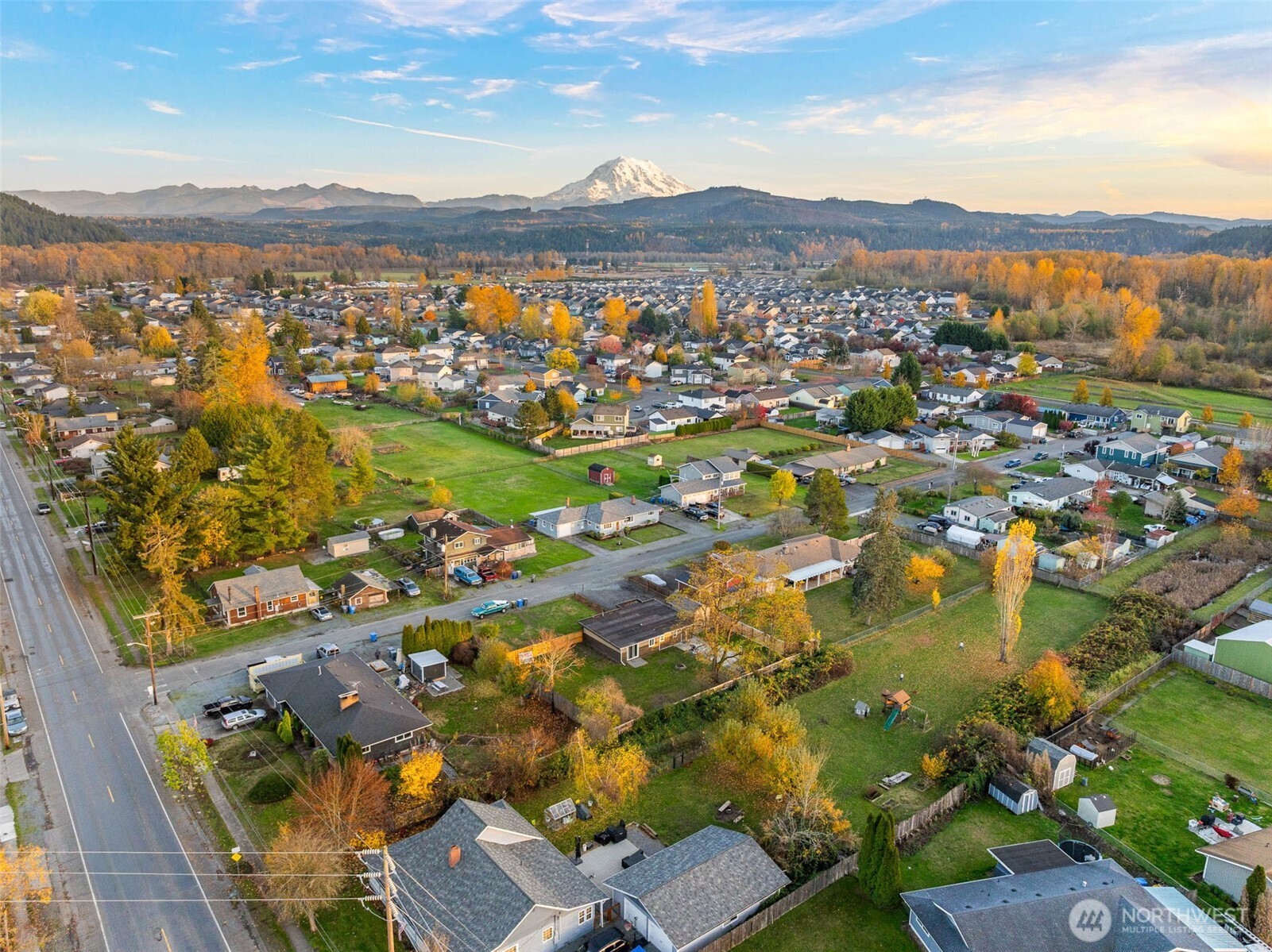 503 Coe Lane Southwest Orting, WA 98360 - Photo 26 of 26 a view of lake view and mountain view