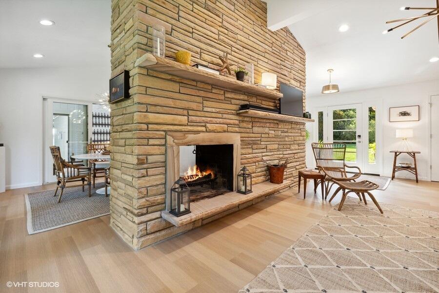 161 Spring Road Baroda, MI 49101 - Photo 16 of 53 Dual sided fireplace
