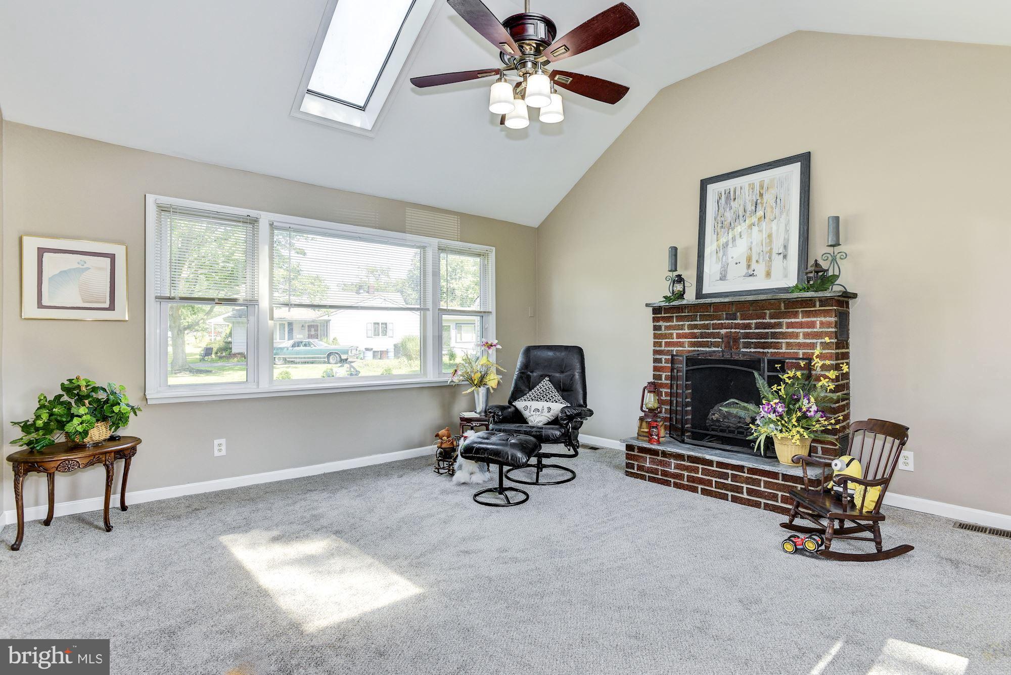 19 Randolph Road West Deptford, NJ 08096 - Photo 13 of 30 Family Room: Vaulted ceiling;toasty Gas FP