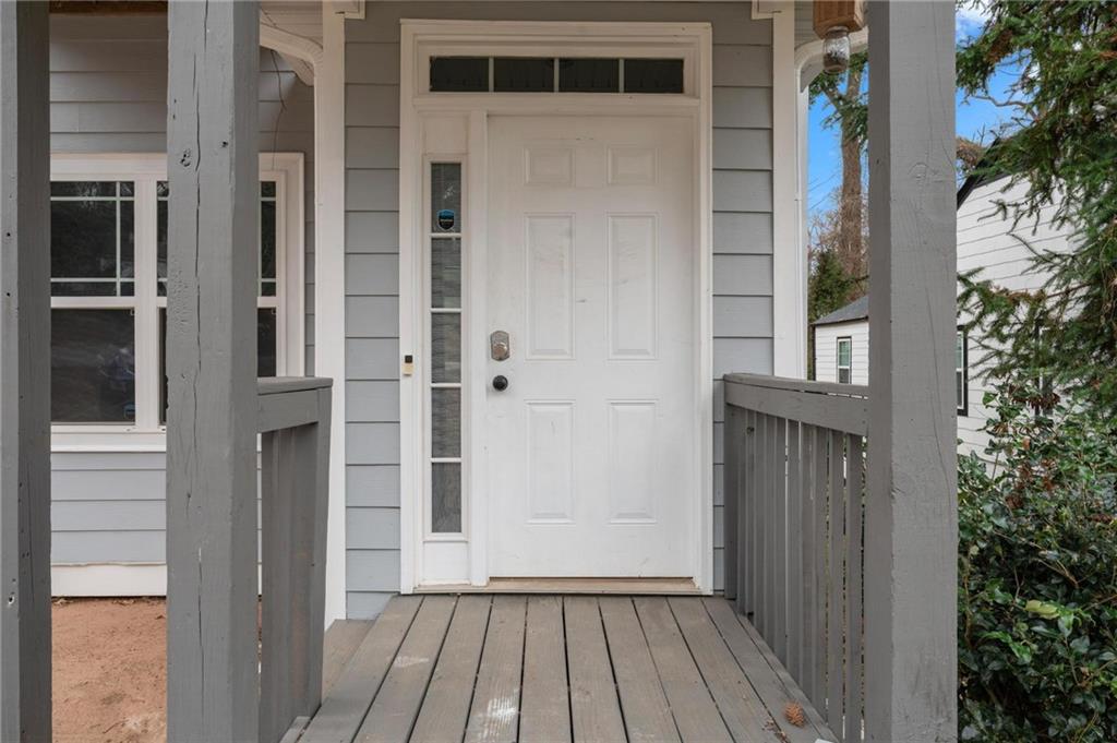 49 Harlan Road Southwest Atlanta, GA 30311 - Photo 2 of 38 a view of front door of house and stairs