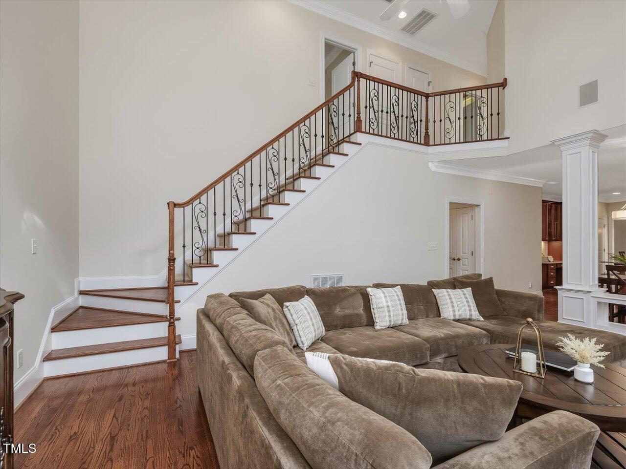 3828 Wesley Ridge Drive Apex, NC 27539 - Photo 22 of 84 038-Back Staircase