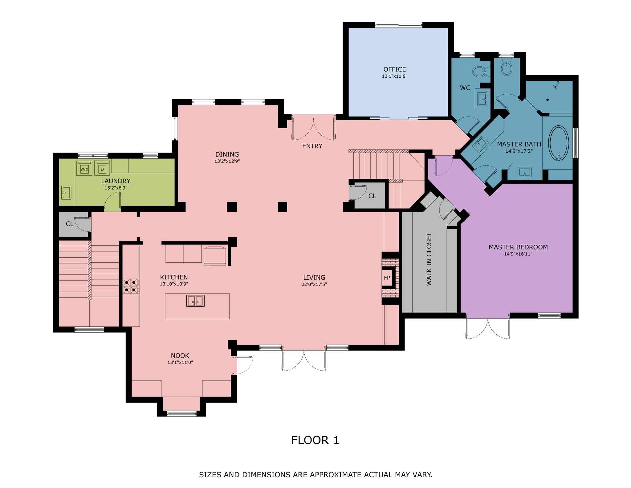 104 Spring Valley Street Hutto, TX 78634 - Photo 40 of 40 View of floor plan / room layout