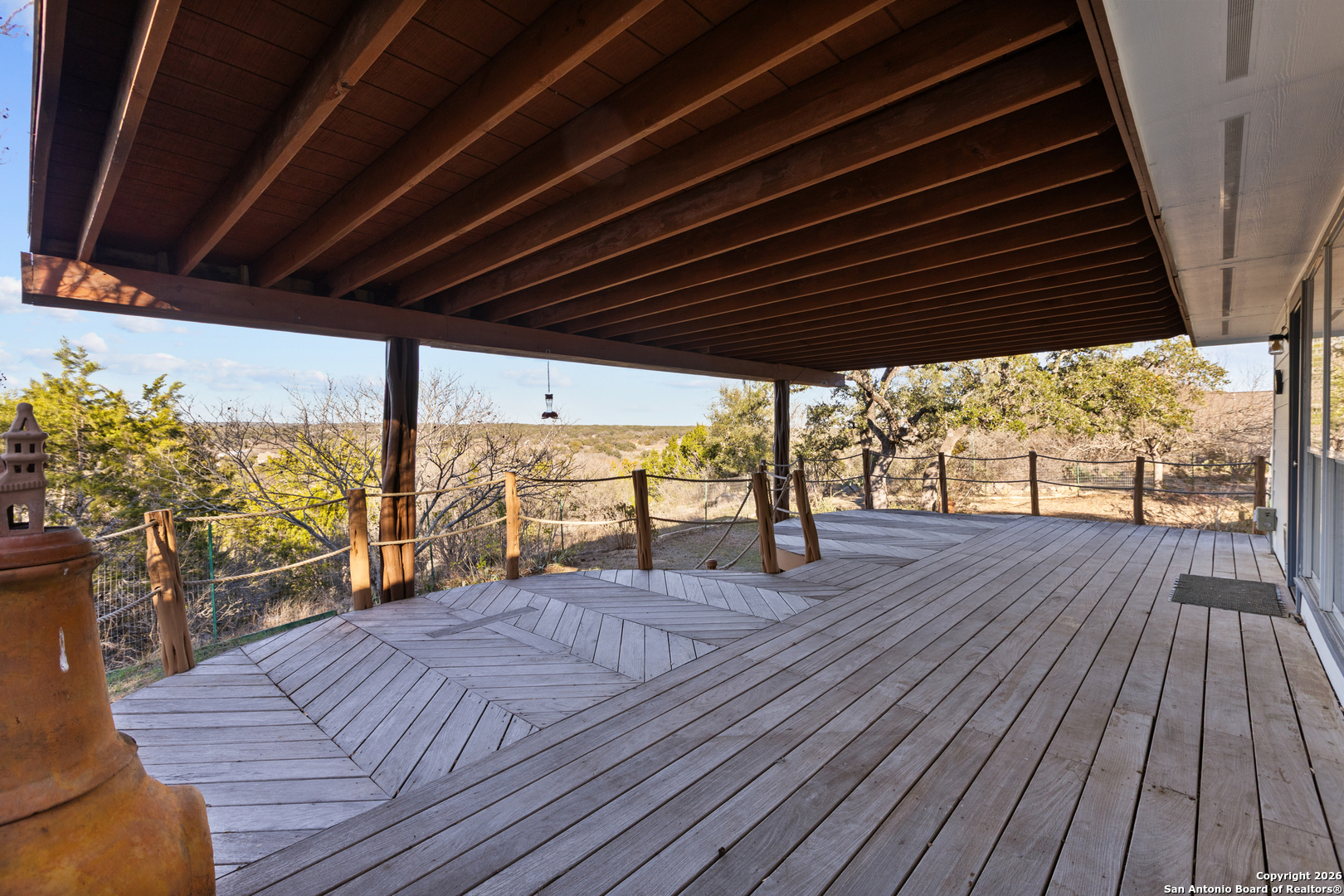431 Windy Hill Drive Spring Branch, TX 78070 - Photo 26 of 45 a view of porch with seating space