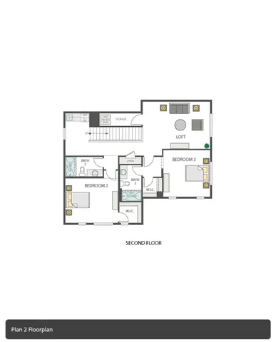 a picture of a floor plan