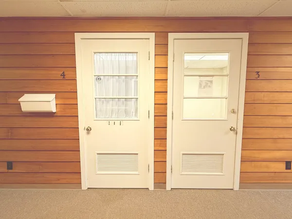 a view of front door of a house