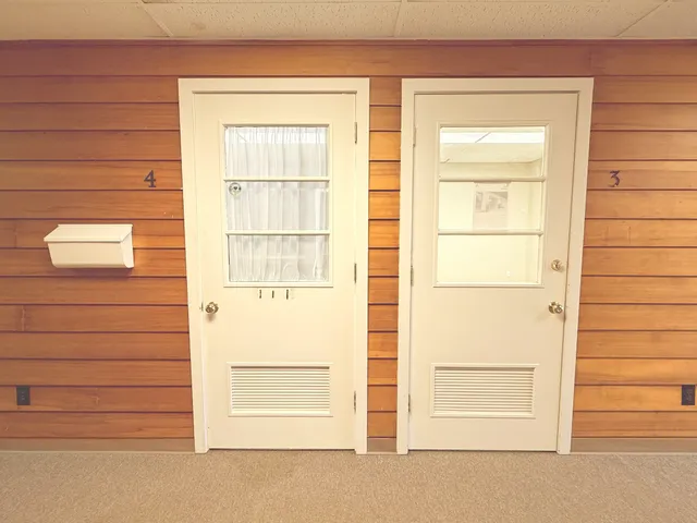 a view of front door of a house