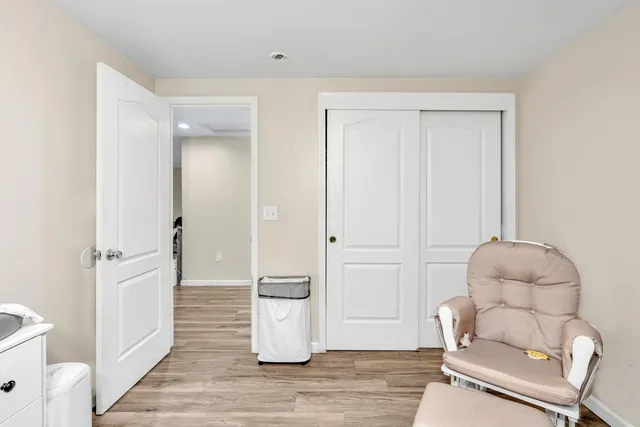 a storage room with storage and utility