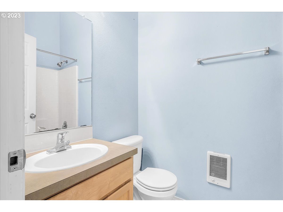34970 Burt Road St. Helens, OR 97051 - Photo 21 of 33 a bathroom with a sink toilet and a mirror