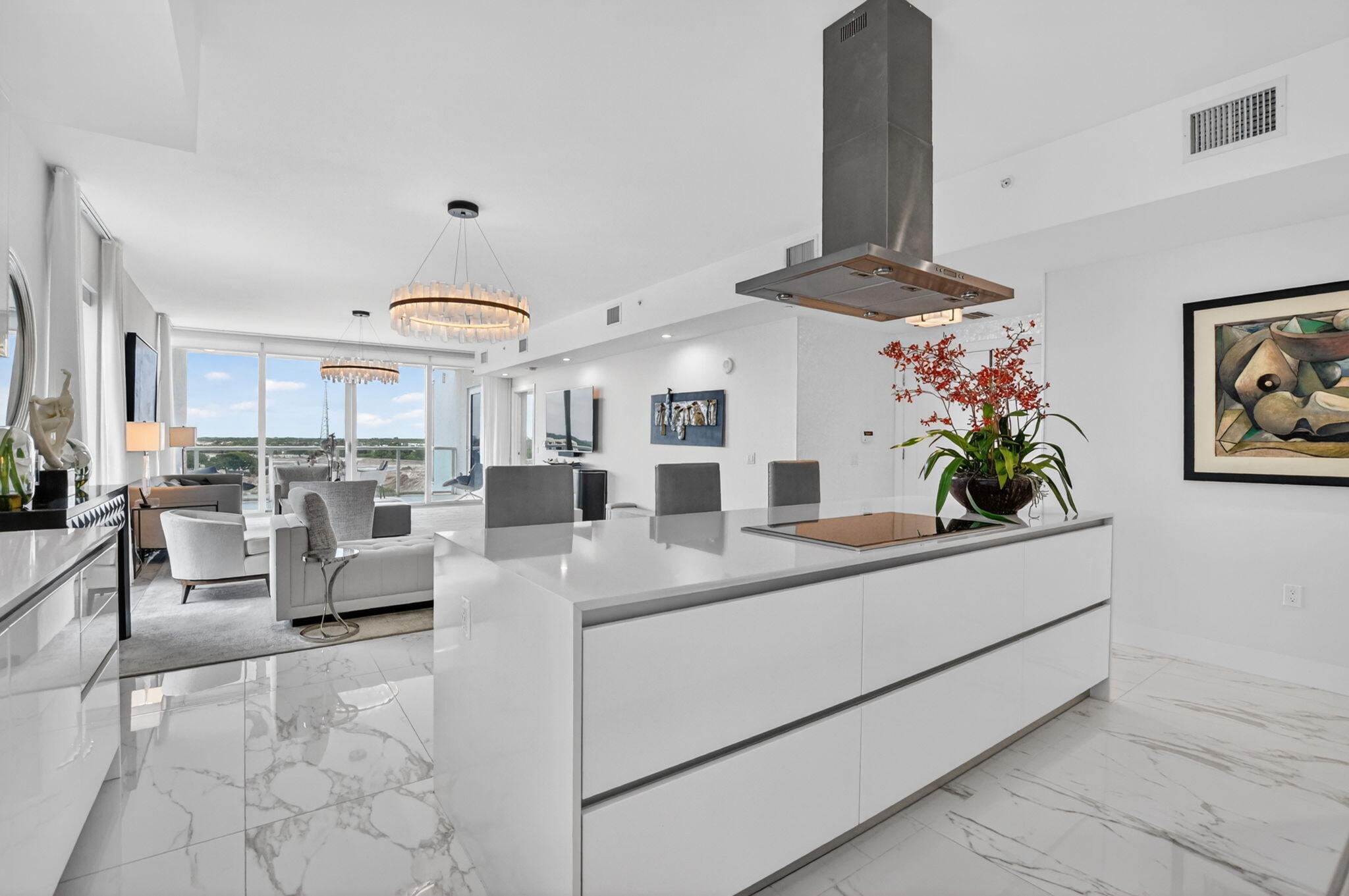 20155 Boca W Drive, Unit B701 Boca Raton, FL 33434 - Photo 15 of 78 a living room with furniture and a potted plant