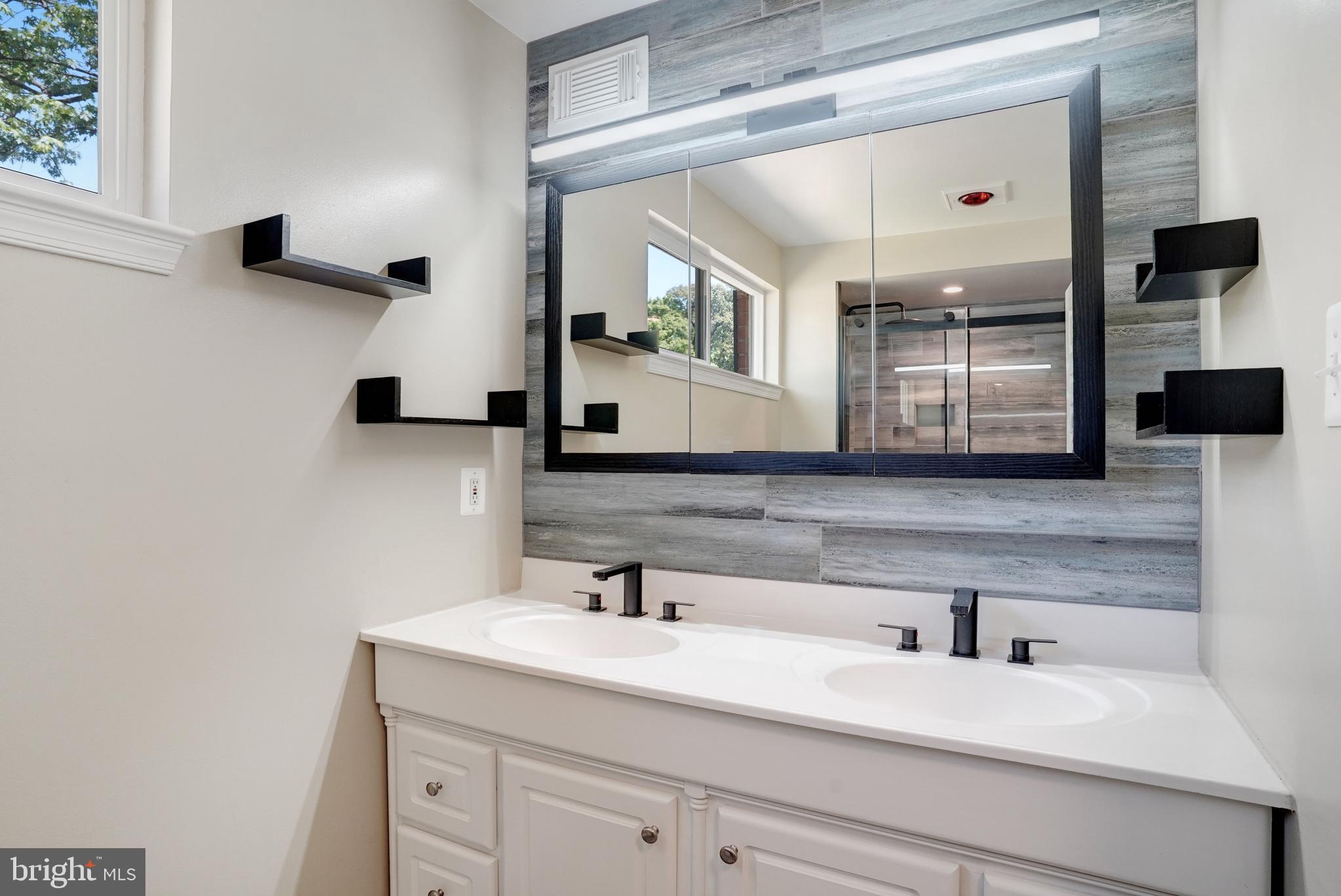 5300 Kings Park Drive Springfield, VA 22151 - Photo 24 of 62 a bathroom with a sink and a mirror