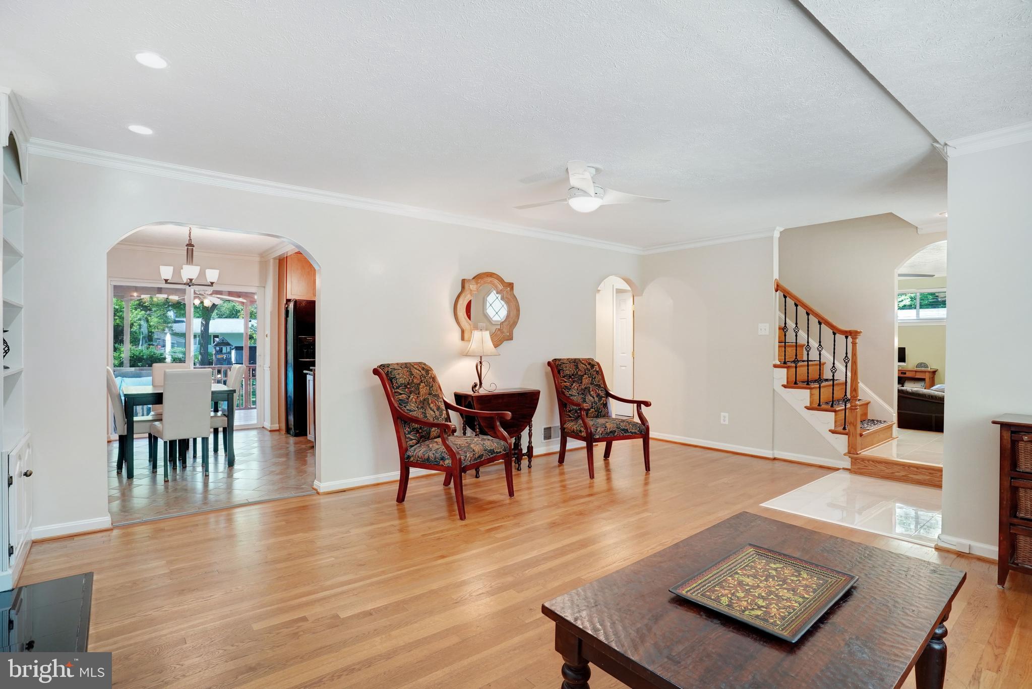 5300 Kings Park Drive Springfield, VA 22151 - Photo 8 of 62 a living room with furniture and wooden floor