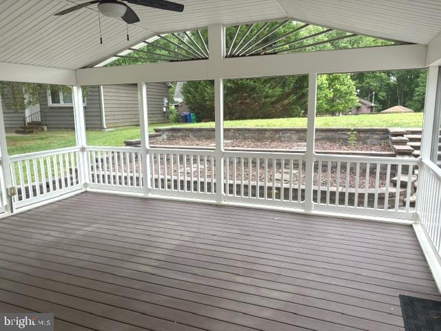 5870 Deer Ridge Lane Elkridge, MD 21075 - Photo 20 of 55 Screened porch has REMOTE shades