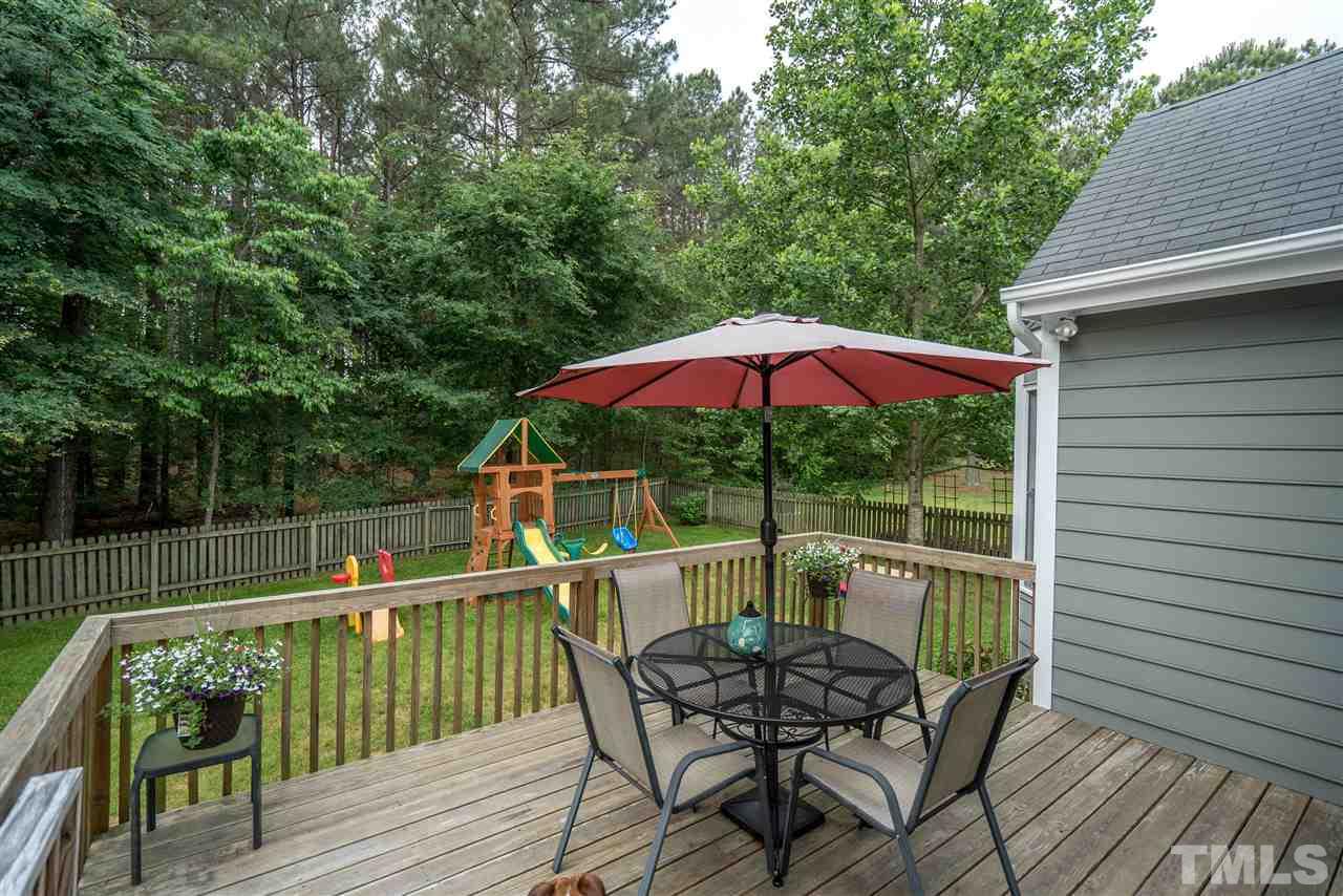 4541 Birmingham Way Raleigh, NC 27604 - Photo 22 of 25 a view of deck with furniture and barbeque oven