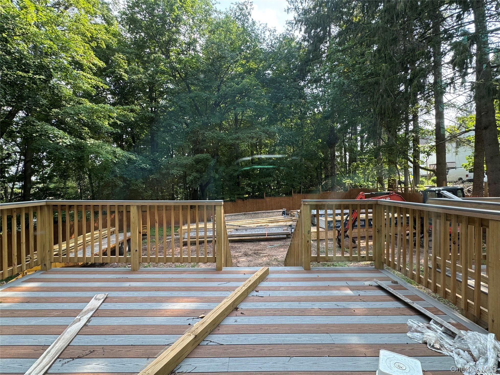 2 St Peters Place Liberty, NY 12754 - Photo 9 of 16 a view of balcony with deck and wooden floor