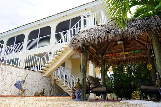 a view of a house with a street