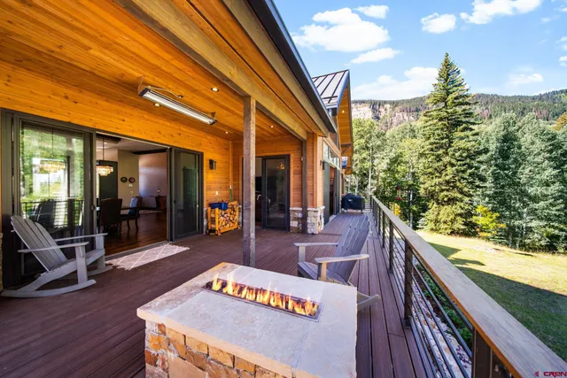 a outdoor space with furniture