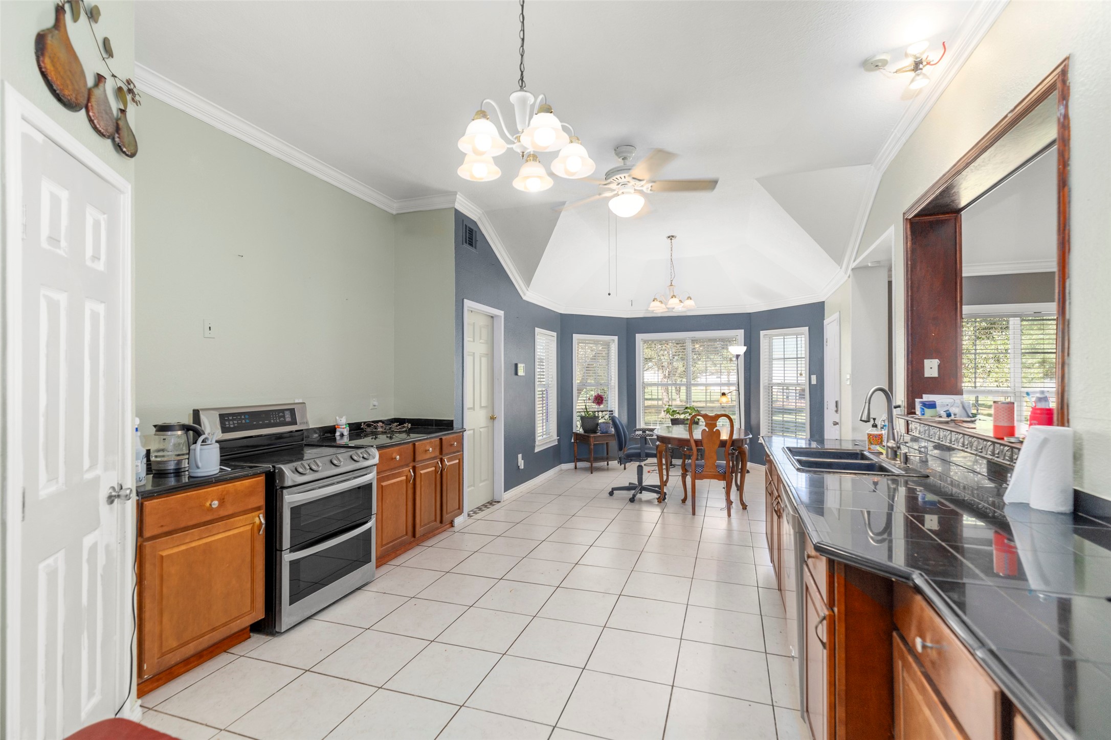 16004 Penick Road Waller, TX 77484 - Photo 17 of 50 a view of a dining room with furniture window and outside view