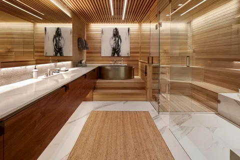 a bathroom with a sink and a bathtub