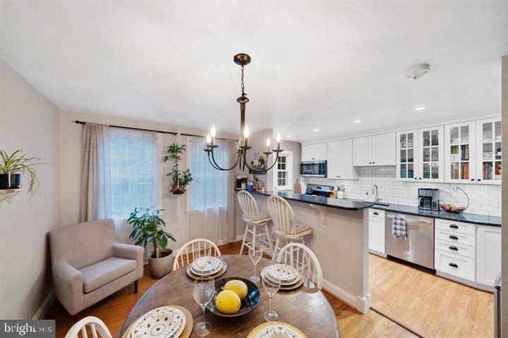1660 Aberdeen Road Towson, MD 21286 - Photo 10 of 28 a kitchen with stainless steel appliances granite countertop a sink and cabinets