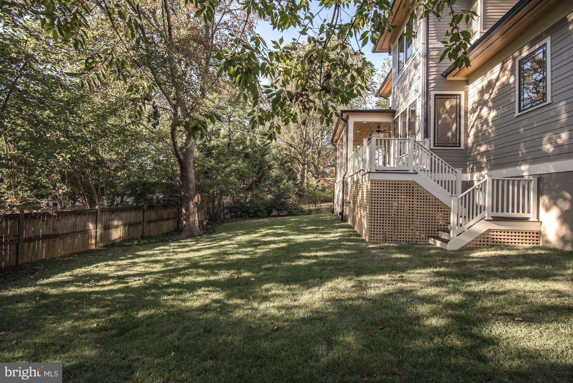 7834 Aberdeen Road Bethesda, MD 20814 - Photo 15 of 57 Rear Yard large enough for an in-ground pool