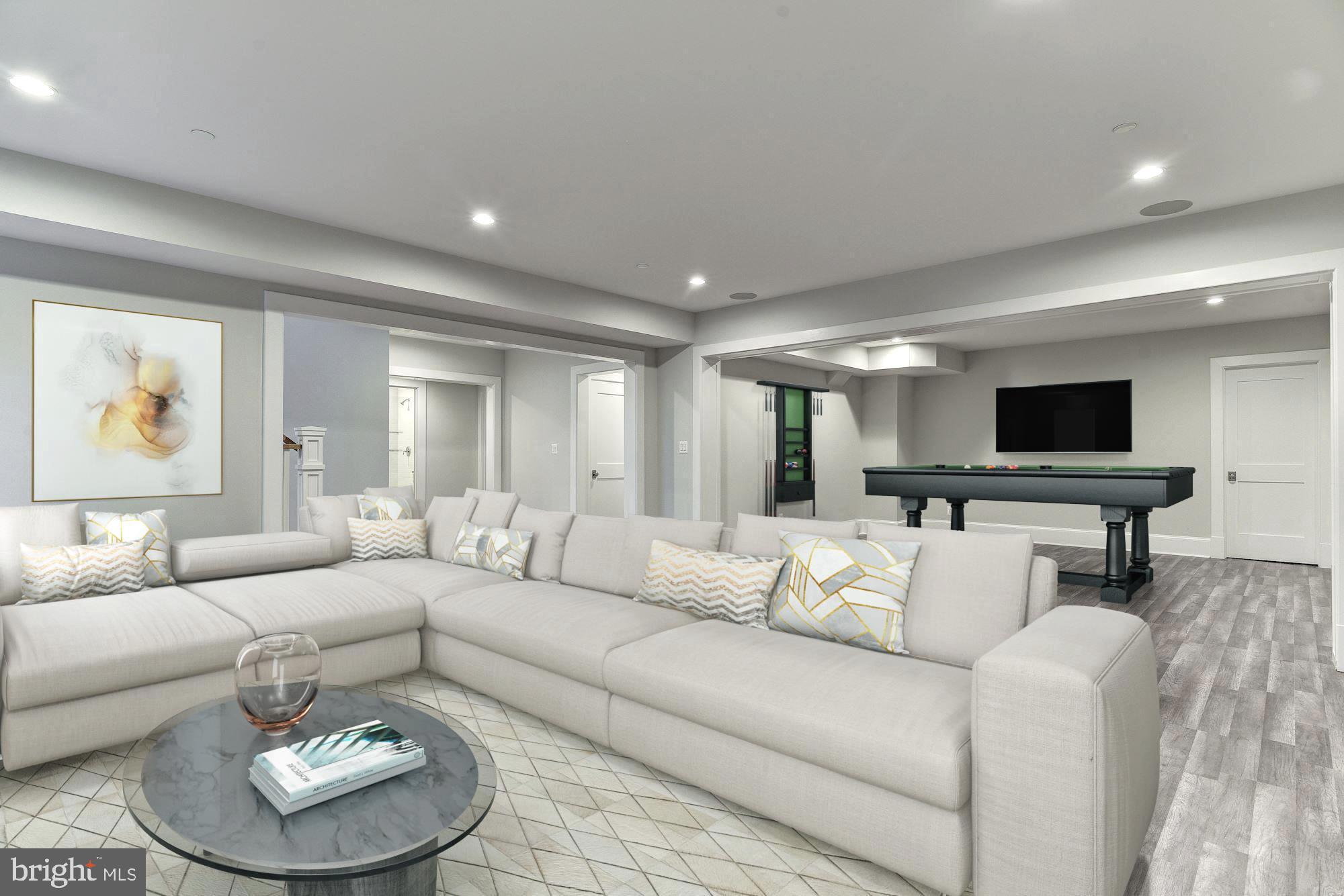 7834 Aberdeen Road Bethesda, MD 20814 - Photo 25 of 57 Lower Level - virtually staged