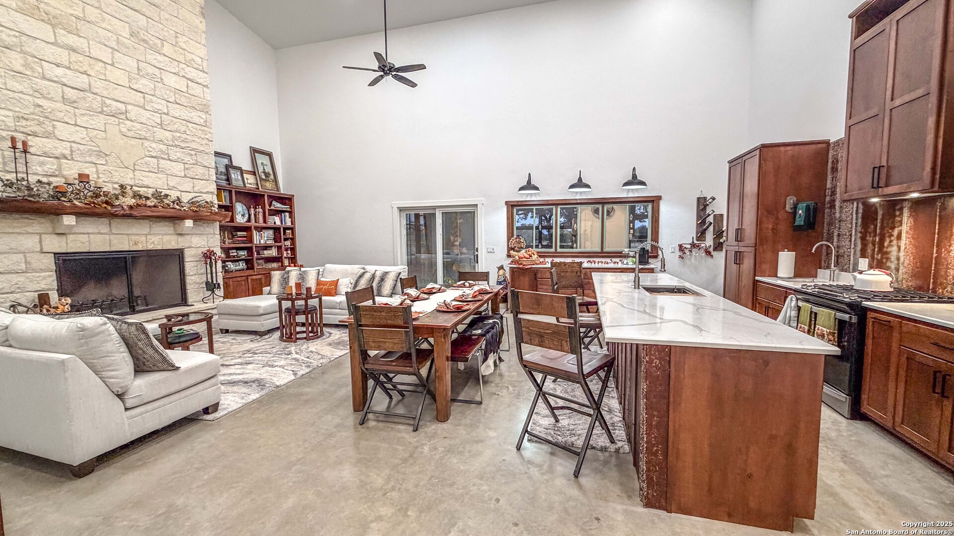 21789 Fm 2093 Harper, TX 78631 - Photo 29 of 98 a view of a dining room with furniture