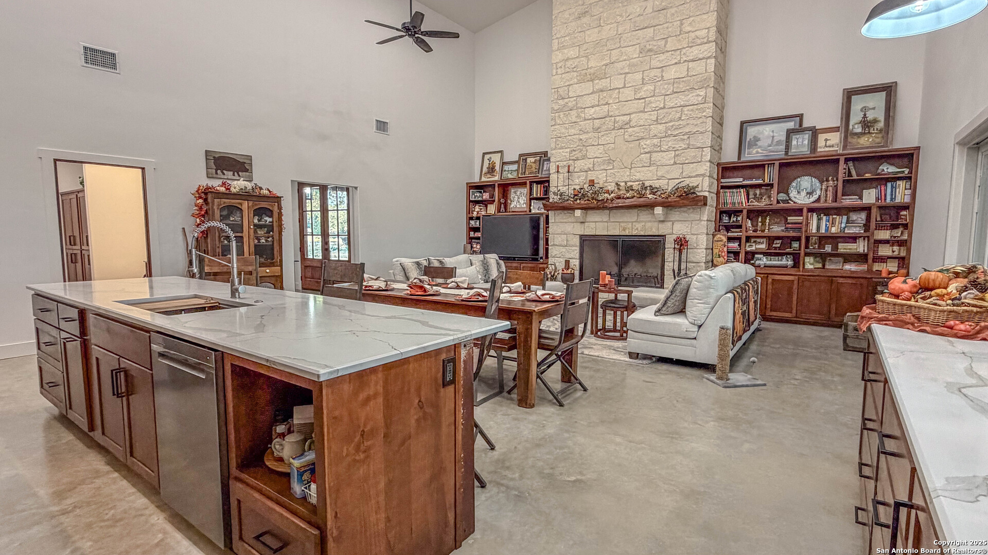21789 Fm 2093 Harper, TX 78631 - Photo 30 of 98 a view of living room kitchen and dining room