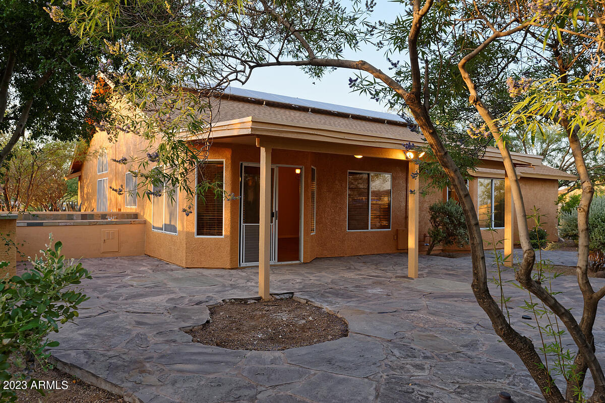 Covered patio