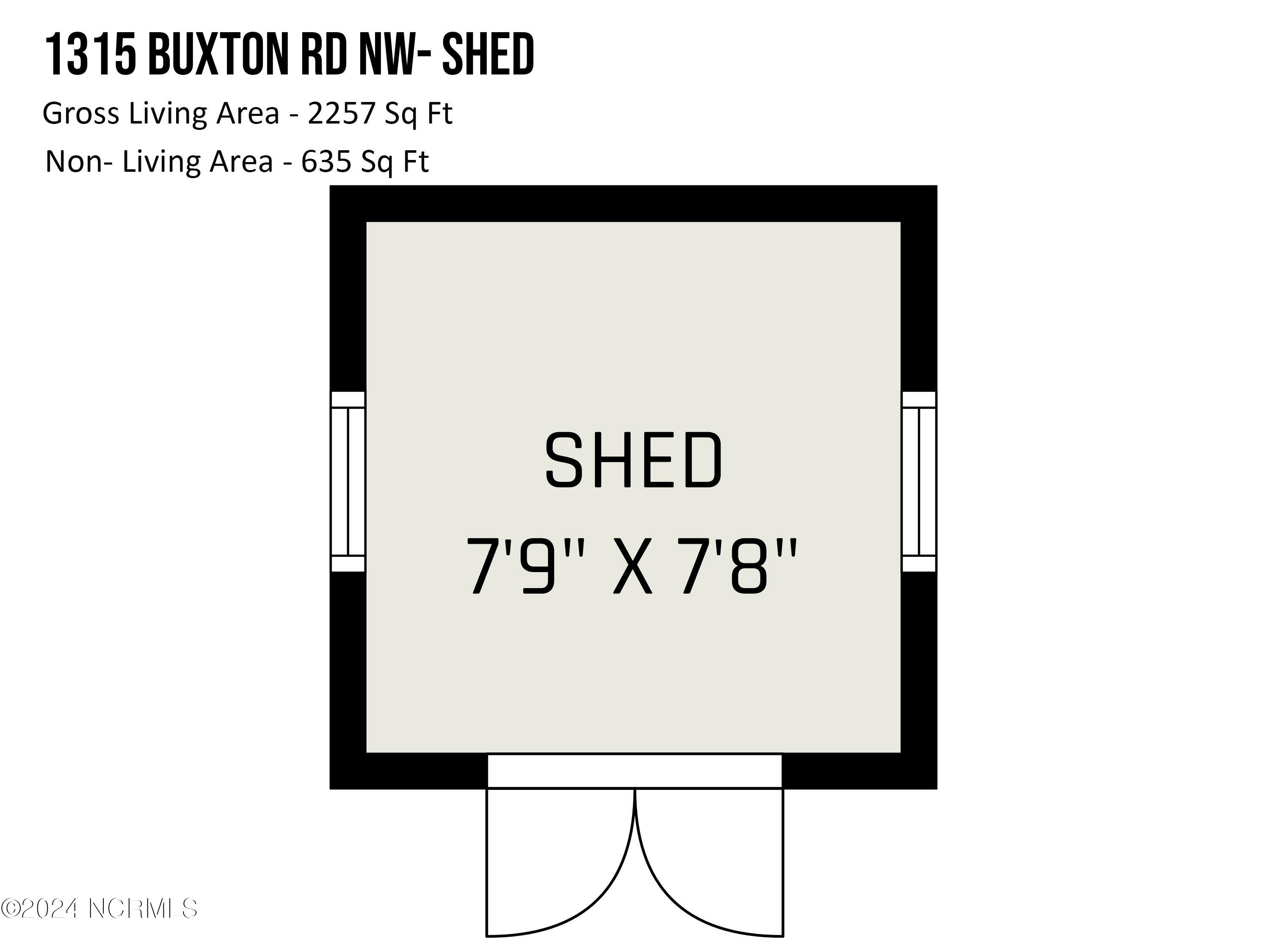 1315 Buxton Road Northwest Wilson, NC 27896 - Photo 33 of 35 1315_buxton_rd_nw-_shed