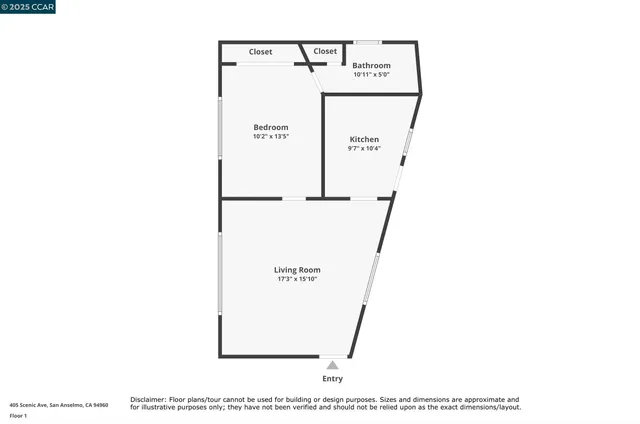 $635,000 | 405 Scenic Avenue, San Anselmo, CA 94960