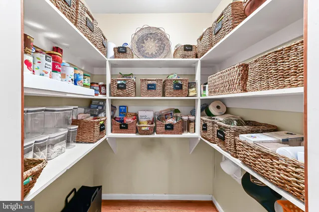 a view of storage and utility room