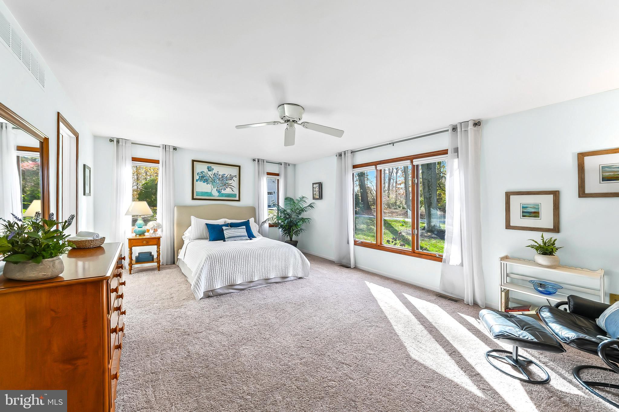 5 Copper Beech Court Landenberg, PA 19350 - Photo 24 of 38 a spacious bedroom with a bed and a large window