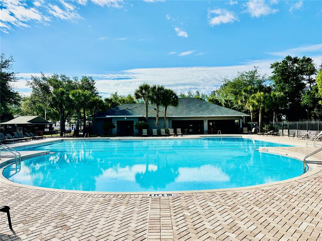 944 Old Windsor Way Spring Hill, FL 34609 - Photo 27 of 31 a view of swimming pool with a yard