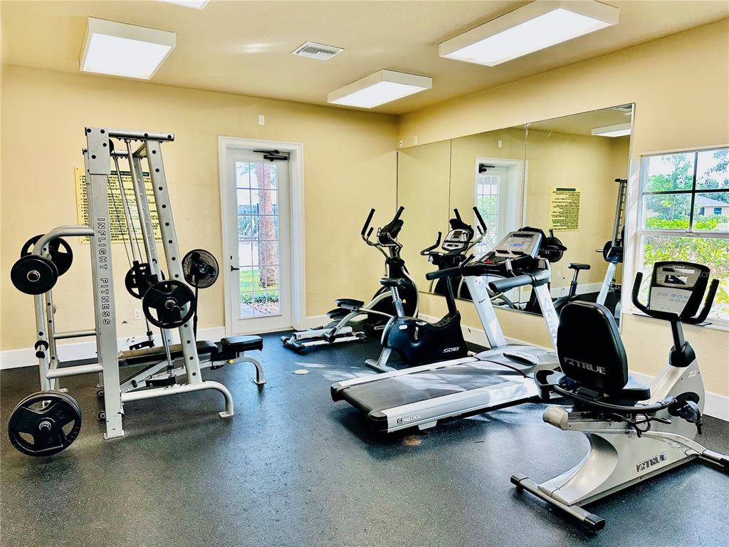 944 Old Windsor Way Spring Hill, FL 34609 - Photo 29 of 31 a view of a room with gym equipment
